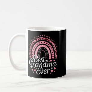 Funny Best Grandma Ever Rainbow Cute Mothers Day Coffee Mug
