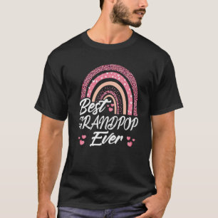 Funny Best Grandpop Ever Rainbow Fathers Day For M T-Shirt