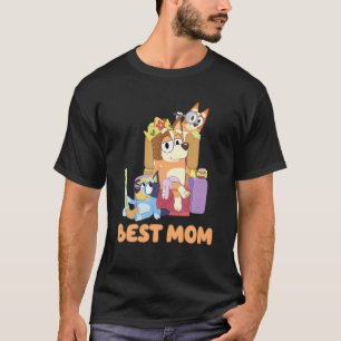Funny Best Mum Cute Cartoon Characters T-Shirt