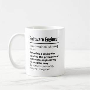 Funny Best Software Engineer ﻿Definition Gift Coffee Mug