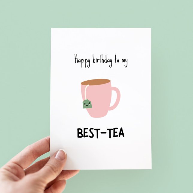 Funny Bestie Pun Birthday Card (Creator Uploaded)