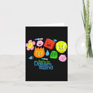 Funny Bfdi-battle For Dream-island Kids Graphic Bo Card