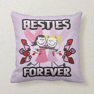 Funny BFF Best Friends Forever Cushion