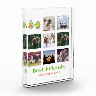 Funny BFF PHOTO COLLAGE Gift Personalised AVOCADO
