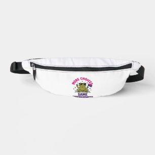 Funny Bi Frog Pride Shirt Design_1 Bum Bags