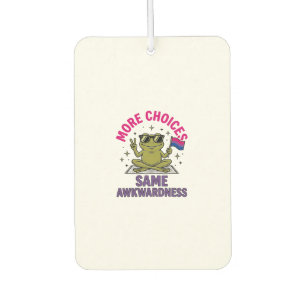 Funny Bi Frog Pride Shirt Design_1 Car Air Freshener