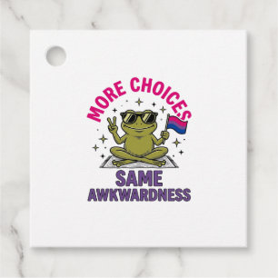 Funny Bi Frog Pride Shirt Design_1 Favour Tags