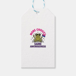 Funny Bi Frog Pride Shirt Design_1 Gift Tags