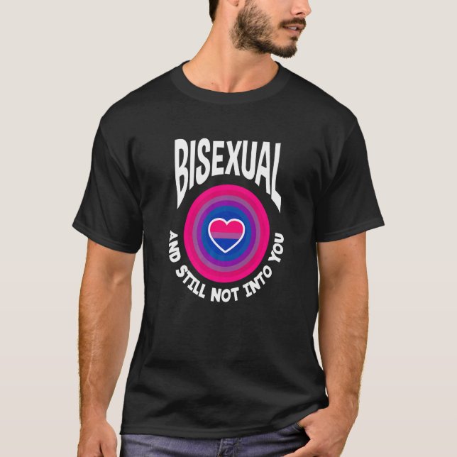 Funny Bi Pride Flag Bisexual Premium T-Shirt (Front)