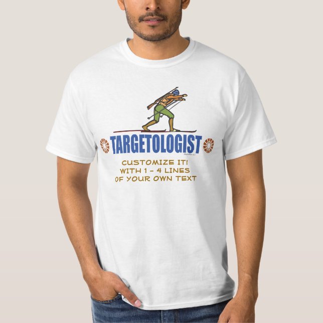 Funny Biathlon T-Shirt (Front)
