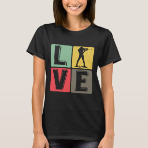 Funny Biathlon Winter Ski Skiing Fun Lovers 5 T-Shirt