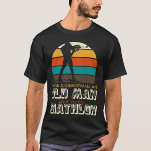 Funny Biathlon Winter Ski Skiing Fun Lovers 6  T-Shirt