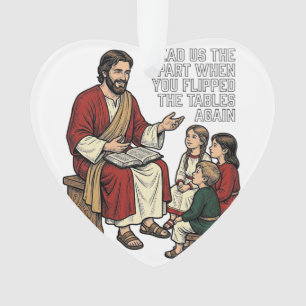 Funny Bible Story Vintage Religious Teacher Shirt Ornament