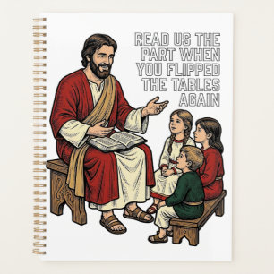 Funny Bible Story Vintage Religious Teacher Shirt Planner