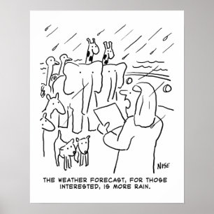 Funny Bible Study or Biblical Story of Noah's Ark Poster