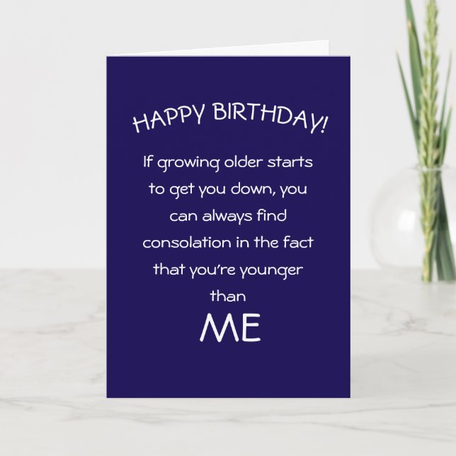 funny biblical happy birthday wish card (Front)