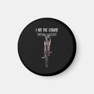 Funny Bicycle I Am The Engine Magnet