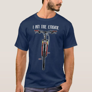 Funny Bicycle I Am The Engine T-Shirt