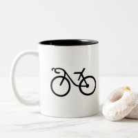 Funny Bicycle Silhouette - Cyclist Friends Gift