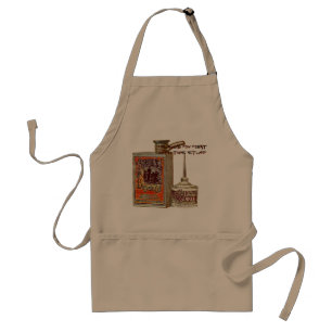 Funny Bicycle Vintage Sperm Oil Cans Standard Apron