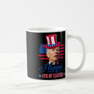 Funny Biden Dazed Merry 4th Of Easter 4th Of July Coffee Mug