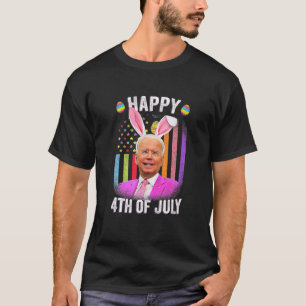 Funny Biden Happy 4Th Of July Confused Easter Bide T-Shirt
