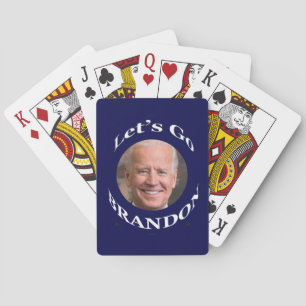Funny Biden Let's Go Brandon Playing Cards