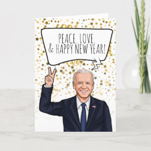 Funny Biden New Year's Card