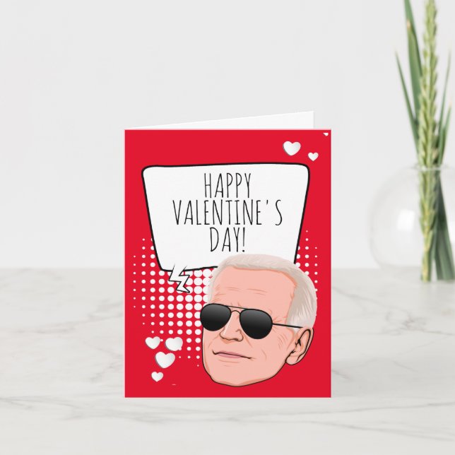 Funny Biden Valentine Card (Front)