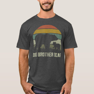 Funny Big Brother Bear Shirts, One Kid Cub Bro Sib T-Shirt