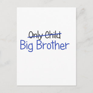 Funny Big Brother Design Postcard