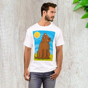 Funny Big Brown Dog Sitting in the Sun T-Shirt