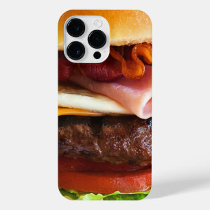 Funny big burger iPhone 14 pro max case