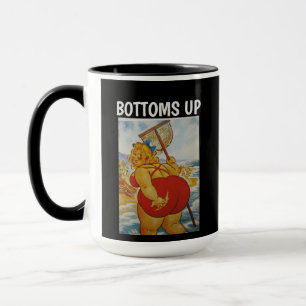 FUNNY big butt beach girl COFFEE MUG