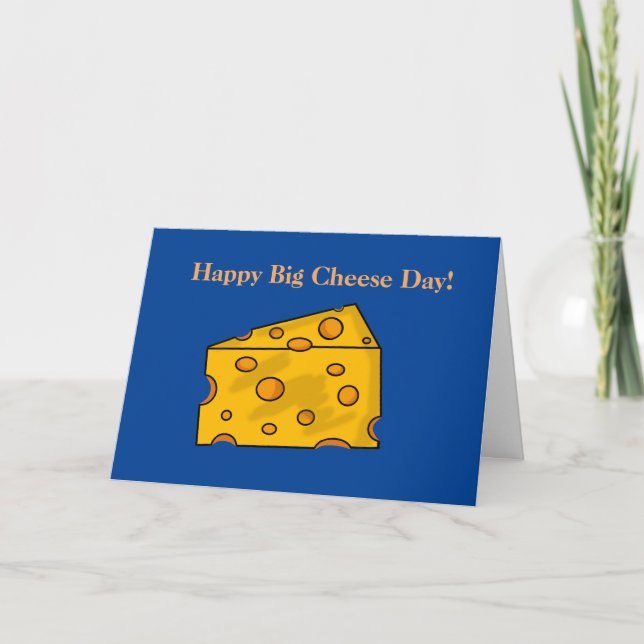 Funny Big Cheese Boss's Day Card (Front)