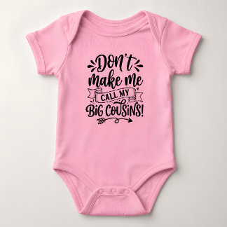 Funny Big Cousins Baby Bodysuit