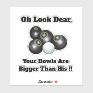 Funny Big Lawn Bowls,