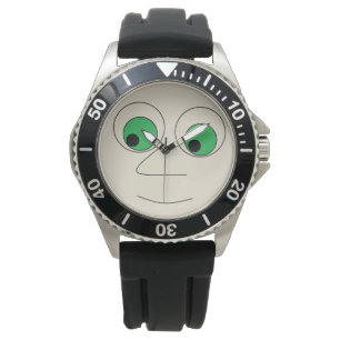 Funny Big Nosed Man Face Watch