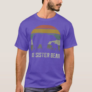 Funny Big Sister Bear Shirts, One Kid Cub Sis Sibl T-Shirt