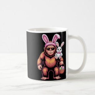 Funny bigfoot bunny costume for easter lovers coffee mug