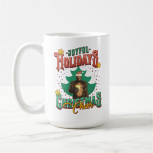 Funny Bigfoot Christmas Cheer Holiday Coffee Mug