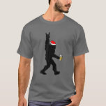 Funny Bigfoot Christmas Rock Santa Bigfoot Sasquat T-Shirt<br><div class="desc">Funny Bigfoot Christmas Rock Santa Bigfoot Sasquatch Beer</div>