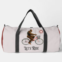 Funny Bigfoot Cycling Adventure Retro