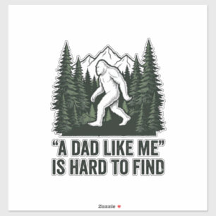 Funny Bigfoot Dad Vintage Forest Shirt Design_1