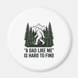Funny Bigfoot Dad Vintage Forest Shirt Design_1 Magnet