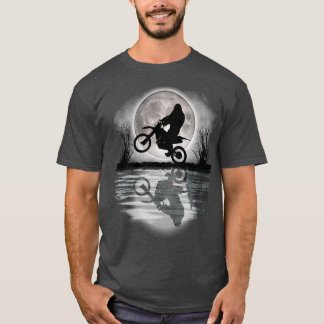 Funny Bigfoot Dirt Bike Rider Supercross Motocross T-Shirt