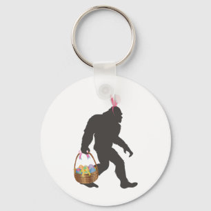 Funny Bigfoot Easter Grey - Clic Fit, Round Neck,  Key Ring