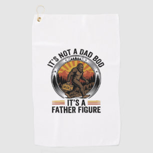 Funny Bigfoot Father Figure Beer Vintage T-Shirt D Golf Towel