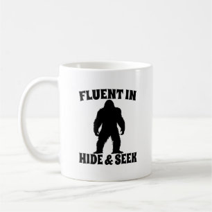 Funny Bigfoot - Fluent in Hide and Seek Coffee Mug