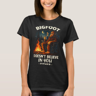 Funny bigfoot for men & women camping hiking T-Shirt